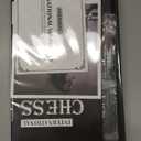 AMEROUS 10 Inches Magnetic Travel Chess Set with Folding Chess Board - 2 Extra Queens - Instructions for Beginner, Kids and Adults