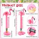 Poen 80" Giant Inflatable Flamingos Limbo Game for Kids Adults, Pink Blow up Flamingos Pool Party Decorations for Summer Indoor Outdoor Beach Tropical Hawaiian Luau BBQ Party Games, Pump Not Included