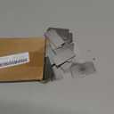 PATIKIL 36Pcs Metal Stamping Blanks, 1.97 x 0.98" Rectangle Stamping Tags Blanks Plate Stainless Steel DIY Name Tags for Laser Engraving Name ID, Silver