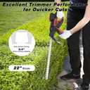 Hedge Trimmer for MWK M18 18v Battery, 22'' Dual-Action Blade and 3/5'' Cutting Capacity,1600RPM& Safety Lock (Battery Not Included)