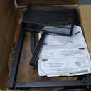 Fashion TV Tray Table with Large Tabletop, Adjustable Sofa Table with Storage Baskets, Strong Metal Frame, Tv Dinner Tray Table for TV Watching, Meals, Snacks (Oval, Brown, 16.93inch x 12.6inch)