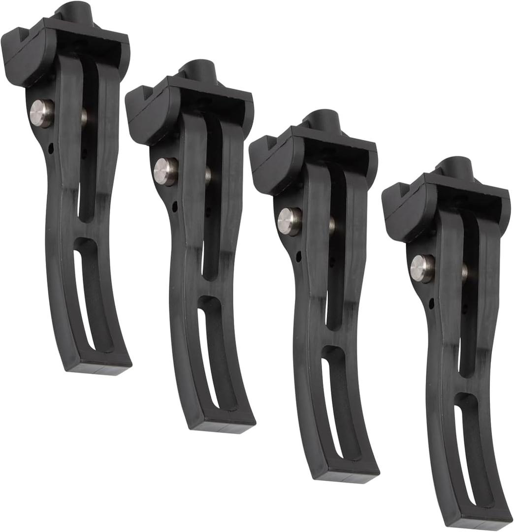 Rear Clamp Universal Replacement Parts for Hard Folding or Soft Folding Tonneau Cover, Truck Bed Tonneau Cover Clamp, 4 Pcs