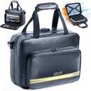 5200 Fireproof Document Organizer - Large Fireproof Bag with 20 Pockets - Locking Document Safe for Home and Office (Black)