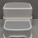 Toddler Step Stool,2 Step Stools for Kids with Anti-Slip Surface and Rubber Bottom, Kids Step Stool Poop Stool for Toilet Potty Training, Bathroom, Kitchen (Include 2 Ducks) (Gray)