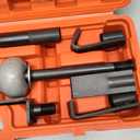 13pcs Slide Hammer Dent Puller Set, Automotive Dent Remover with 10lbs Slide Hammer Universal Slide Hammer Auto Body Truck Repair Tool Kit with Carrying Case