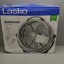 Lasko Wind Machine Fan, Air Circulator Fan with 3 Speeds, 20" Model 3300, Gray