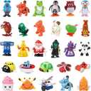 28 Pieces Assorted Wind-up Toys for Kids, Wind Up Animals Bulk Flipping Walking Jumping Swimming Clockwork Toys Stocking Stuffers for Kids, Xmas Gifts