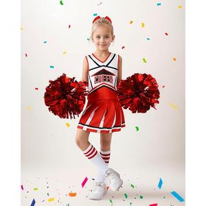 Cheerleader Outfit For Girls Halloween Costume Cheer Uniform Fancy Dress For Party Birthday, XL