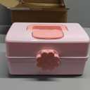 VALICLUD Box Portable Case for Storage Accessory Organizer Cute Jewelry Holder Desktop Cosmetic Holder Small Jewelry Case Jewelry Storage Container Accessories Hair Plastic Child