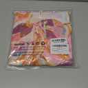 Simplee Womens Summer Babydoll Tops Floral Dressy Short Sleeve Peplum Top Casual Flowy V Neck Beach Shirts 2026 (Medium, Orange Pink Floral)