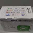 7'' Double Din Car Stereo with Wireless Apple CarPlay & Android Auto, Car Audio Receivers, IPS Touch Screen FM Radio, Mirror Link, Bluetooth 5.2, SWC, HD Backup Camera, GPS Navigation, TF/USB/AUX