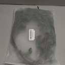 BohoSM 3 Pack Artificial Greenery Stems Branches for Vase Fake Ficus Stems Faux Stems(45"/Branches) (Green)