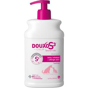 Douxo S3 Calm Shampoo, Contains 0.75% Ophytrium, Soothing, For Itchy, Irritated or Allergic Skin, For Dogs and Cats, 16.9 fl. oz. (500mL)