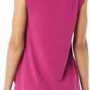 Amazon Essentials Womens Soft Cotton Relaxed-Fit Yoga Tank Top (Available in Plus Size) (1X, Plum)