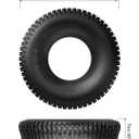 RONPOW 15x6.00-6 Tubeless Lawn Mower Tires, 4 Ply, 2 Pack
