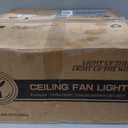 48'' Fandelier Ceiling Fan with Light, Retractable Fan, Gold
