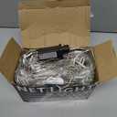 LitHome 610 LED 34.5ft x 5ft Outdoor Christmas Net Lights,Connectable Mesh Lights with 8 Modes,Waterproof Plug in Net Light for Bushes, Garden, Backyard, Holiday, Christmas(White)