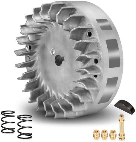 HIAORS Aluminum Flywheel 10krpm for Predator 212cc 200cc 224cc Non Hemi Ghost 69730 69736 196cc BSP Tilly Engine Coleman Mini Bike CT200U BT200X CT200U-EX GX160 GX200 6.5HP Minibike Performance Parts