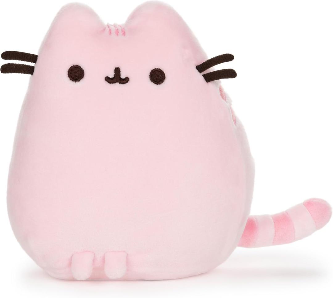 GUND Pusheen the Cat Squisheen Plush, Stuffed Animal Cat for Ages 8 and Up, Pink, 6", One Size
