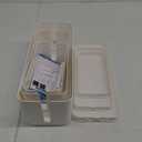 Cable Organizer Box Set of Three, Power Cover Cord Holder Surge Protector for Desk (White)