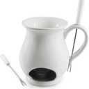 Swissmar Indulge 4 Piece Chocolate Fondue Mug Set, 125ml (White)