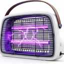 LED Bug Zappers, 12 LED Tube Up to 6 Years, Electric Mosquito Zapper, 11V-240V Fly Trap Mosquito Killer Lamp WordWide Applicable Grey.