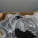 Grace&Grace Professional Saddle Stool Chair with Back Support, Rolling Saddle Ergonomic Stool Heavy Duty for Clinic Dentist Spa Massage Salons Studio (Black, Adjustble Back)