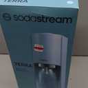 SodaStream Terra Sparkling Water Maker (Misty Blue) with CO2 and Dishwasher Safe Bottle