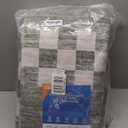 GarveeHome Area Rug 6x9 Large Living Room Modern Border Throw Rug with Rubber Backing Stain Resistant Dining Room Throw Carpet Washable Scalloped Rug for Bedroom Home Decor Office, Green