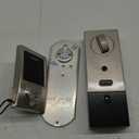 SCHLAGE BE469ZP CAM 619 Connect Smart Deadbolt with alarm with Camelot Trim in Satin Nickel, Z-Wave Plus enabled