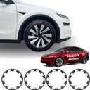 Rim Protector for Tesla 2025 2026 Model Y Juniper 20 Inch Helix Wheel Cover All-in-one Car Tire Trim Rings Rim Case Hubcaps Model Y Juniper Accessories