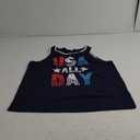 Arvilhill Men's 4th of July Tank Tops American Flag Graphic Sleeveless Shirt, Size: L