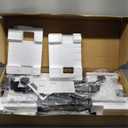 WALI Motorized Ceiling TV Mount with Remote, Electric Flip Down TV Bracket for 32 to 70 inch Flat and Curved Screen Up to 77 Lbs, Pitched Roof, Max Mounting Holes 600x400mm (FCM604), Black