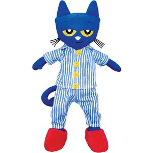 MerryMakers Pete the Cat Bedtime BluesPlush Doll, 14.5-Inch