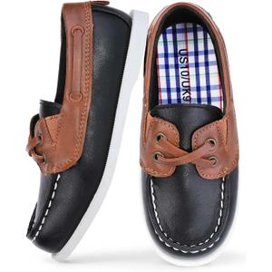 HOMEHOT Boys Dress Shoes Casual School Shoes Slip on Boys Loafers Size 1