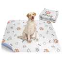 Washable Pee Pads for Dogs, 2 Pack Large 48"x48" Super Absorbent Reusable Pads for Dog Training Pads, 100% Waterproof NonSlip Pee Pads Whelping Pads Dog Playpen Pads Crate Mat Bed Pads Dog Products