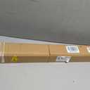 LazBlinds No Drill Cordless Zebra Blinds, 39" W x 48" H, White
