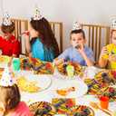 5 x 40Pcs Dinosaur Birthday Party Decorations - Dino Birthday Party Supplies Plates and Napkins for Boys or Baby Shower Serves 20 Guests