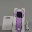 Mini Pocket Handheld Microscope, Portable Magnifying Glass 500x, Pocket Loupe with 2" Screen(Purple)