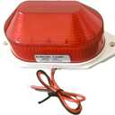 AC110V 120V Strobe Siren Industrial Warning Light and Sound Emergency Panic Alarm can Work with Smart Switch Plug (Not Include)