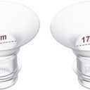 Flange Inserts 17mm 2PC,Compatible with Momcozy S12 Pro/S9 Pro/S12/S9 Wearable Breastpump Cup,Suitable for Medela/Spectra/Elvie/Willow/TSRETE 24mm Shields/Flanges,Reduce 24mm Tunnel Down to 17mm,2pcs