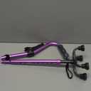 LIXIANG Walking Canes Stablize Women Quad Canes for Seniors & Adults Foldable Adjustable for Men & Women Heavy Duty Freestanding Cane for People with Leg Injuries 3 footings (Purple)