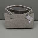 Parker Baby Diaper Caddy - Nursery Storage Bin and Car Organizer for Diapers and Baby Wipes - Oatmeal, Regular