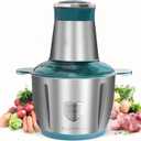 Food Processors Electric Food Chopper with Meat Grinder & Vegetable Chopper with Powerful Copper Motor - Includes Sets of Bi-Electric Grinder Meat Processor for Nuts, Meat, Onion, Garlic, Baby Food