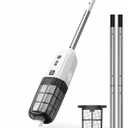2026 Upgrade Cordless Handheld Pool Vacuum,Pool Vacuum for Above and Inground Pool,Rechargeable Pool Cleaner with Extention Pole,Up to 70-Min Runtime,Ideal for Leaves,Debris,Spas,Hot Tubs,Sky White