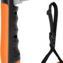 Car Door Handle for Elderly - 2025 New 3-in-1 Car Handle Assist, 2 Pack Auto Cane Portable Vehicle Support Handle Door Assist Bar, Max Load 500 Lbs, Anti-Slip Design (Orange-Car Handle +Strap)