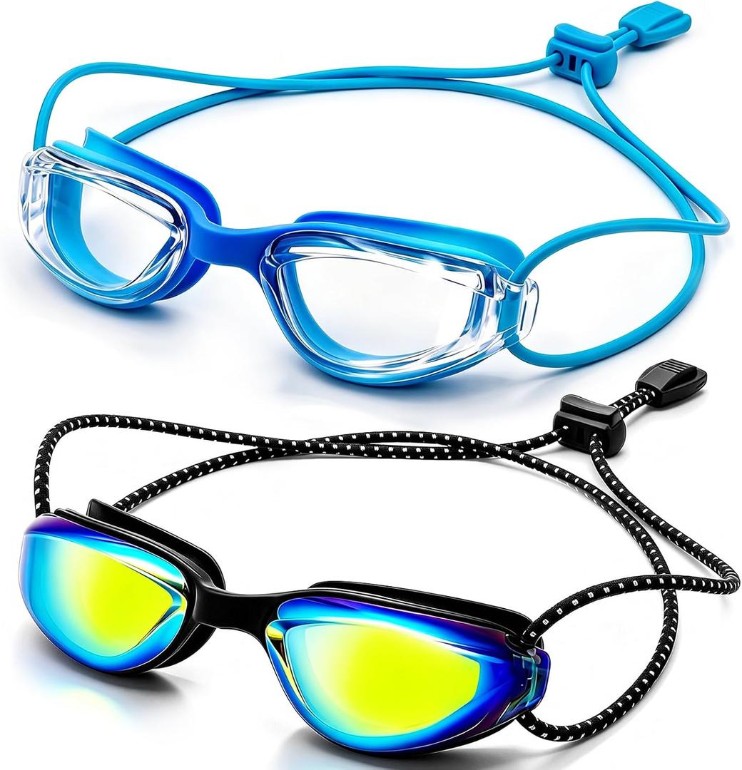 Aegend Swim Goggles Kids 3-14 Anti-Fog Leak-Proof Pool Beach Vacation