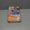 Vacuum Seal Bags for Clothing Travel & Home Storage, Travel Vacuum Bags with Pump,Space Saver for Blankets, Comforters, Pillows, Clothes,10 Small-EPUMP