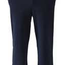 Zoulee Men's Casual Cotton Jogger Sweatpants Zipper Front Pants (X-Large, Thick Black)