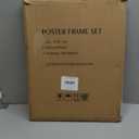 ENJOYBASICS 16x20 Picture Frame, Display Poster 11x14 with Mat or 16 x 20 Without Mat, Wall Gallery Photo Frames, Brown, 2 Pack